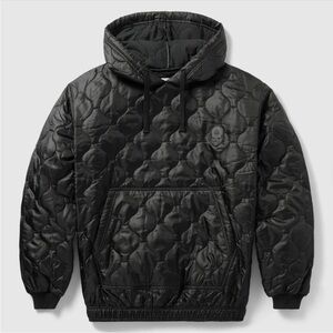 Official Zero Foxtrot Contraband Hoodie Mens Woobie Quilted Puffer Sz 2XL Black